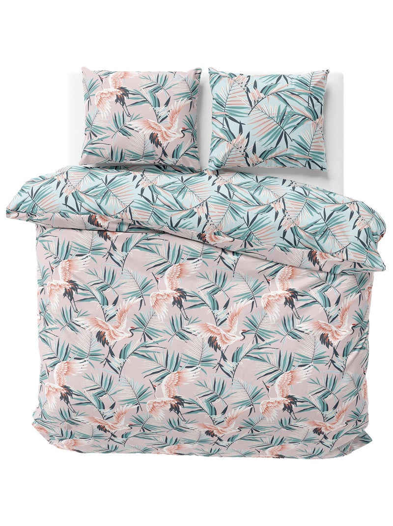 Parure de lit ALEYA Rose - Kiabi