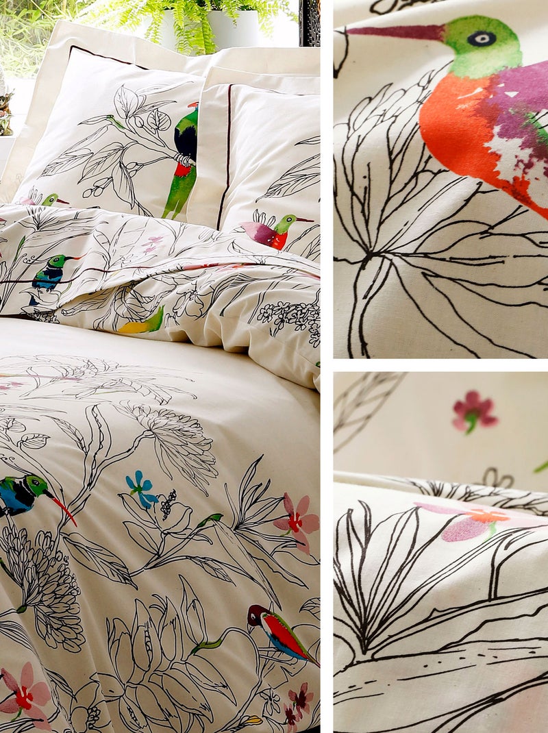 Parure de lit AMAZONIA Taie 50x70 cm Ecru - Kiabi