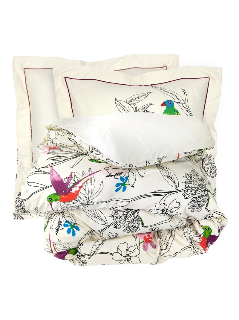 Parure de lit AMAZONIA Taie 65x65 cm Ecru - Kiabi