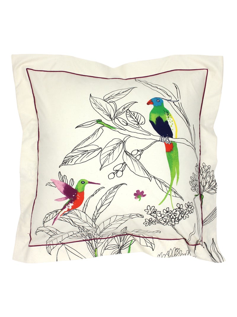 Parure de lit AMAZONIA Taie 65x65 cm Ecru - Kiabi