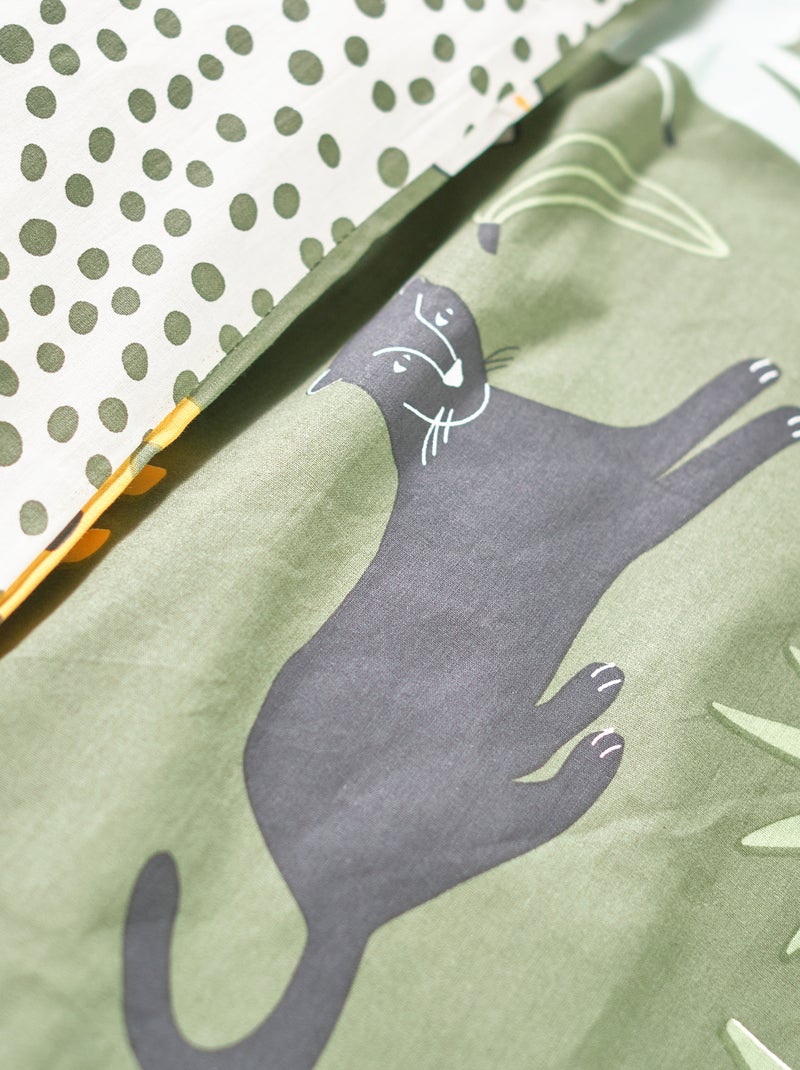 Parure de lit 'animaux' - 1 personne Vert - Kiabi