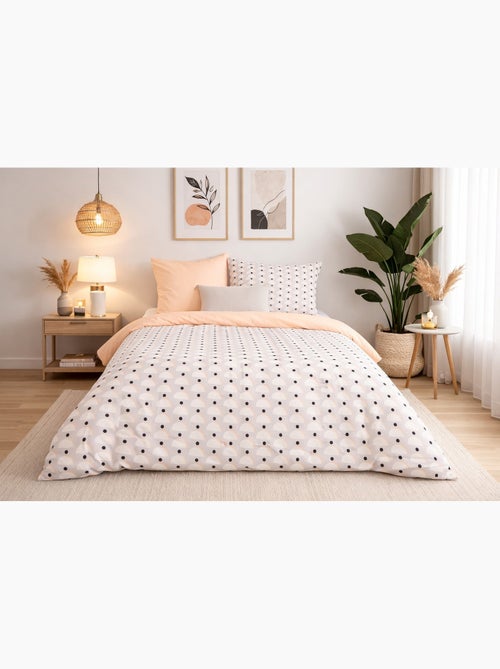 Parure de lit aura douce - 240x220 / blanc - Kiabi Parure de lit aura douce - 240x220 / blanc - Kiabi