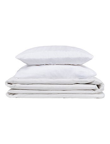 Parure de lit avec housse de couette 100% coton 150 fils