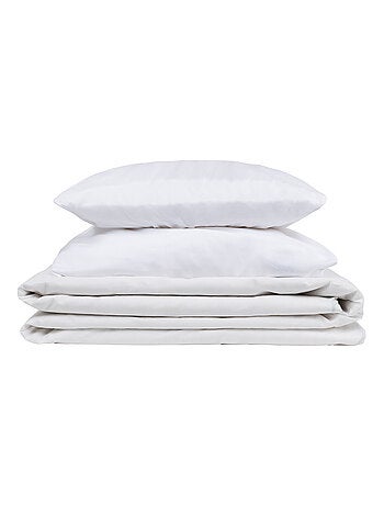 Parure de lit avec housse de couette 100% coton 150 fils