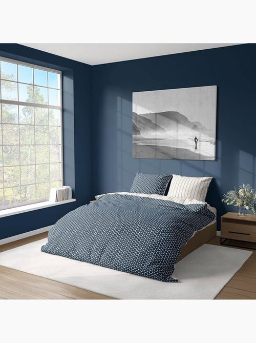 Parure de lit avec housse de couette 220x240 cm + 2 taies d'oreiller 63x63cm holy - Kiabi Parure de lit avec housse de couette 220x240 cm + 2 taies d'oreiller 63x63cm holy - Kiabi