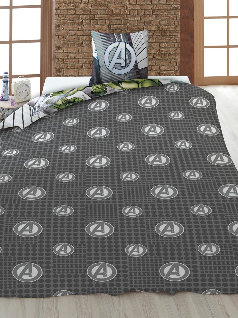 Parure de lit 'Avengers' - 1 personne Gris - Kiabi