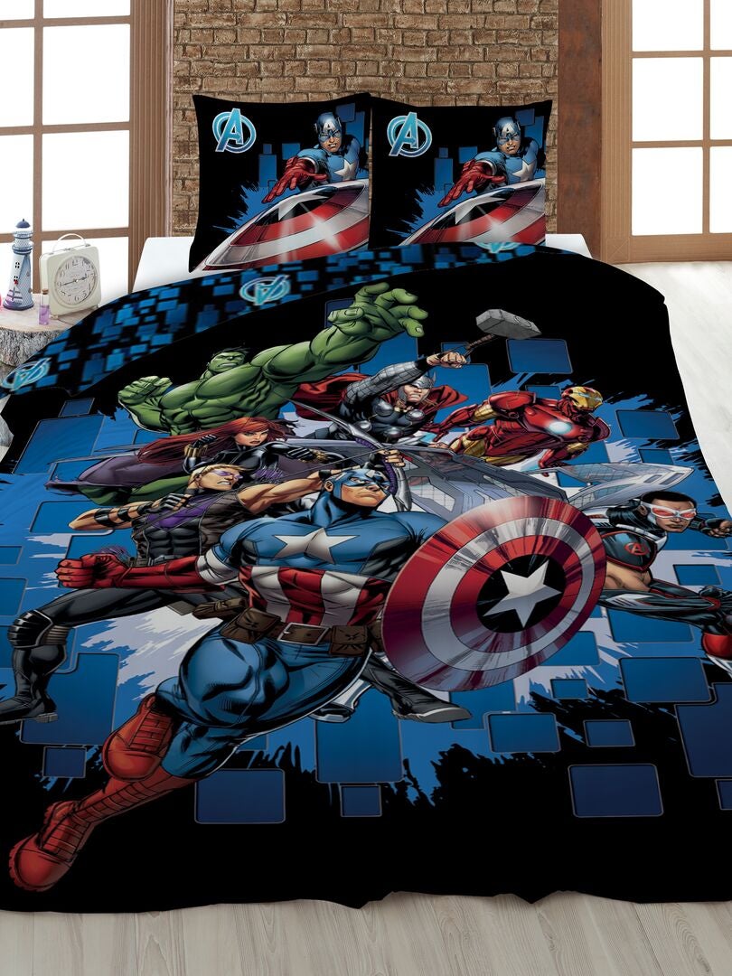 Parure de lit Réversible BD Comics Marvel CHARACTER WORLD