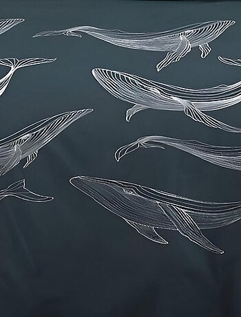 Parure de lit baleine