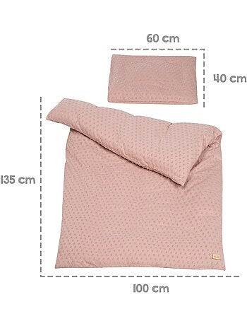 Parure de lit enfant - Housse de couette + taie d'oreiller en coton bio 'Roba lil planet'