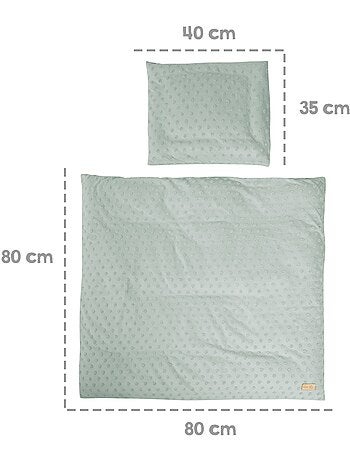 Parure de lit enfant - Housse de couette + taie d'oreiller en coton bio 'Roba lil planet'