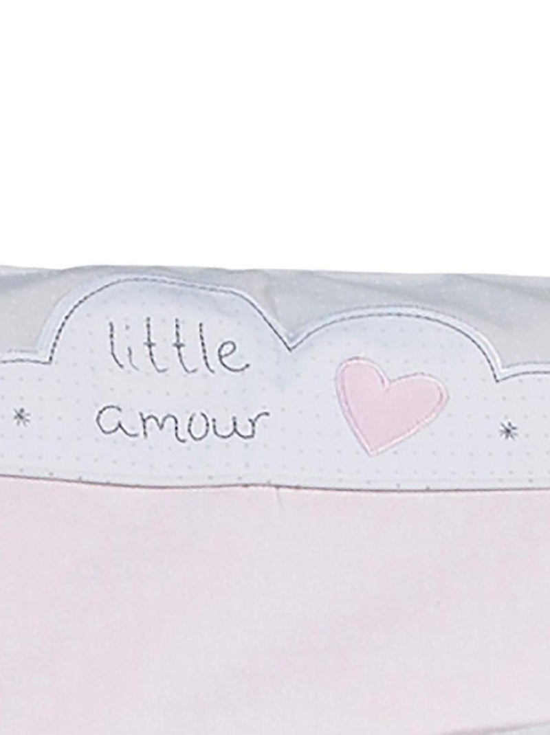 Parure de lit bébé 190x140cm et taie en coton Rose - SAUTHON Rose - Kiabi