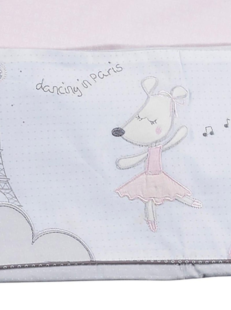 Parure de lit bébé 190x140cm et taie en coton Rose - SAUTHON Rose - Kiabi