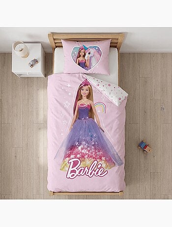 Parure de lit bébé Barbie réversible – 100% coton