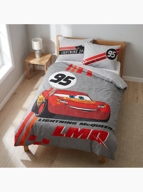 Parure de lit bébé Cars avec Flash McQueen réversible – 100% coton - Kiabi