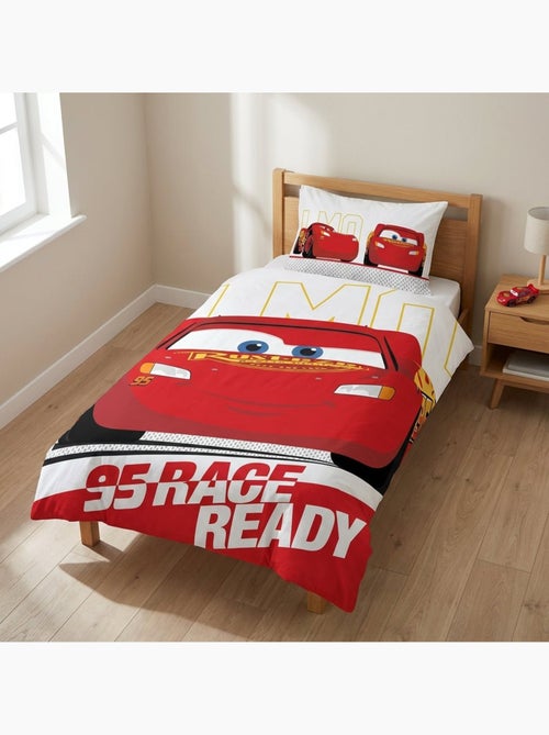 Parure de lit bébé Cars avec Flash McQueen réversible – 100% coton - Kiabi Parure de lit bébé Cars avec Flash McQueen réversible – 100% coton - Kiabi