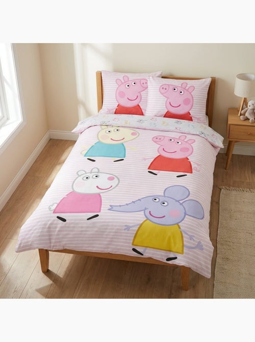 Parure de Lit Bébé Coton Peppa Pig - Kiabi Parure de Lit Bébé Coton Peppa Pig - Kiabi