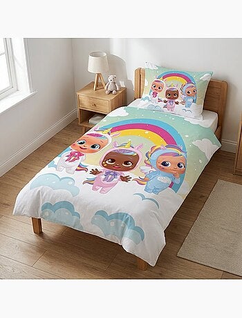 Parure de lit bébé Cry Babies réversible – 100% coton