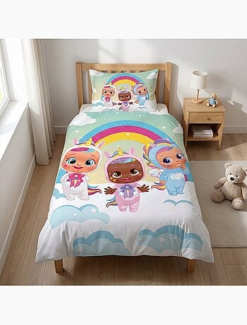 Parure de lit bébé Cry Babies réversible – 100% coton