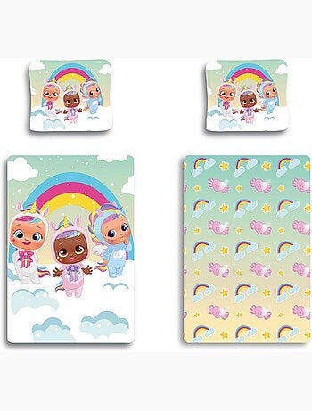 Parure de lit bébé Cry Babies réversible – 100% coton