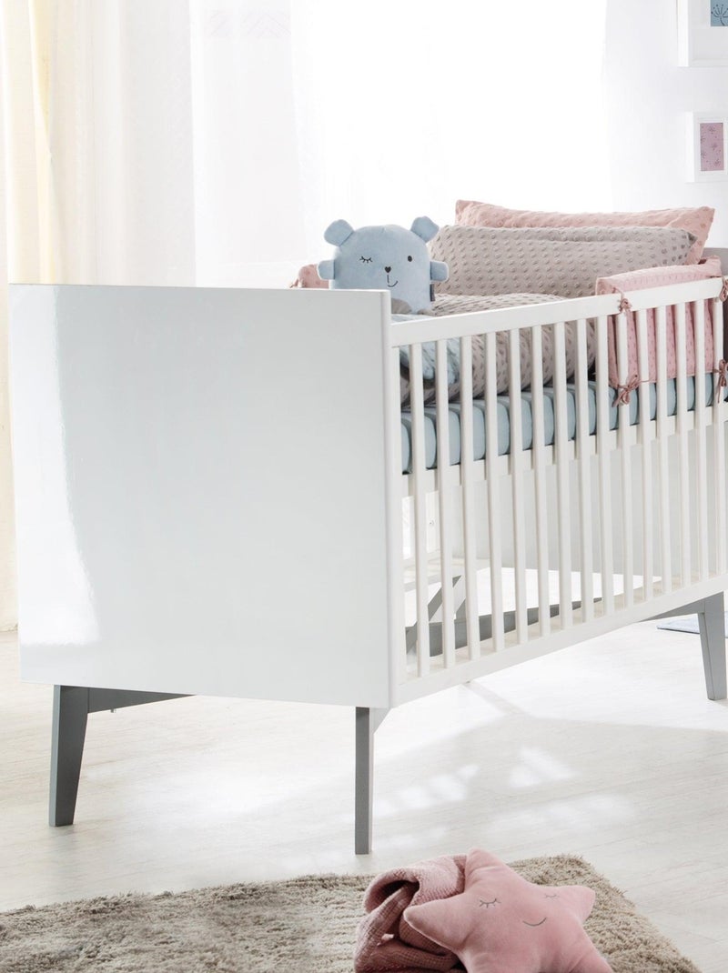 Parure de lit bébé en coton bio 'Lil Planet' ROBA Gris Argenté - Kiabi