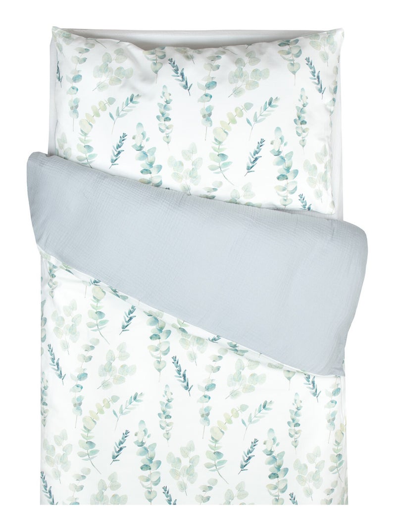 Parure de lit bébé en coton, Eucalyptus SEVIRA KIDS Gris - Kiabi
