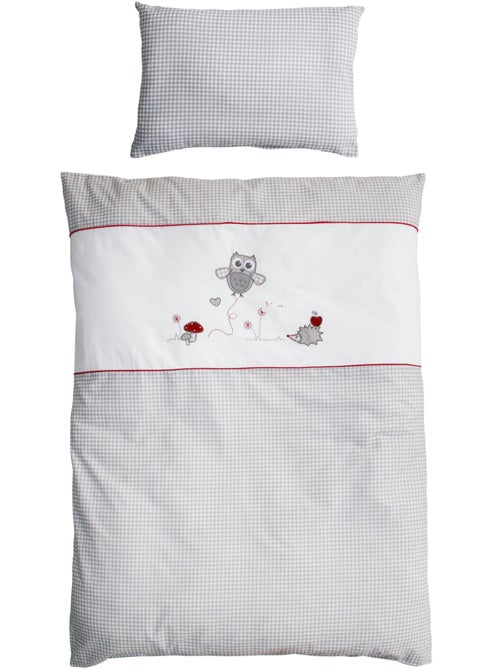 Parure de lit bébé en coton imprimé hibou 'Adam et Eule' ROBA - Kiabi Parure de lit bébé en coton imprimé hibou 'Adam et Eule' ROBA - Kiabi