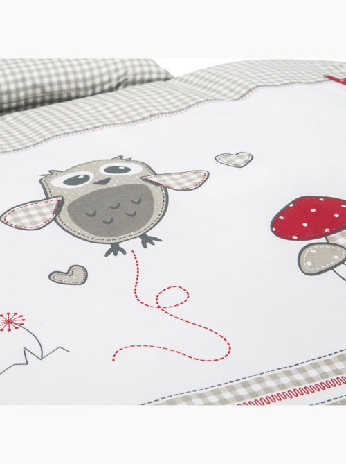 Parure de lit bébé en coton imprimé hibou 'Adam et Eule' ROBA - Kiabi Parure de lit bébé en coton imprimé hibou 'Adam et Eule' ROBA - Kiabi