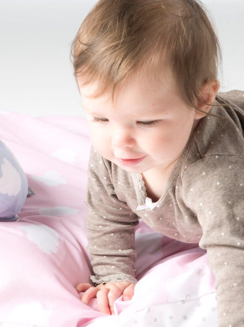 Parure de lit bébé en coton imprimé nuage 'Kleine wolke' ROBA - Kiabi