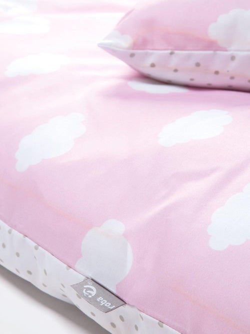 Parure de lit bébé en coton imprimé nuage 'Kleine wolke' ROBA - Kiabi