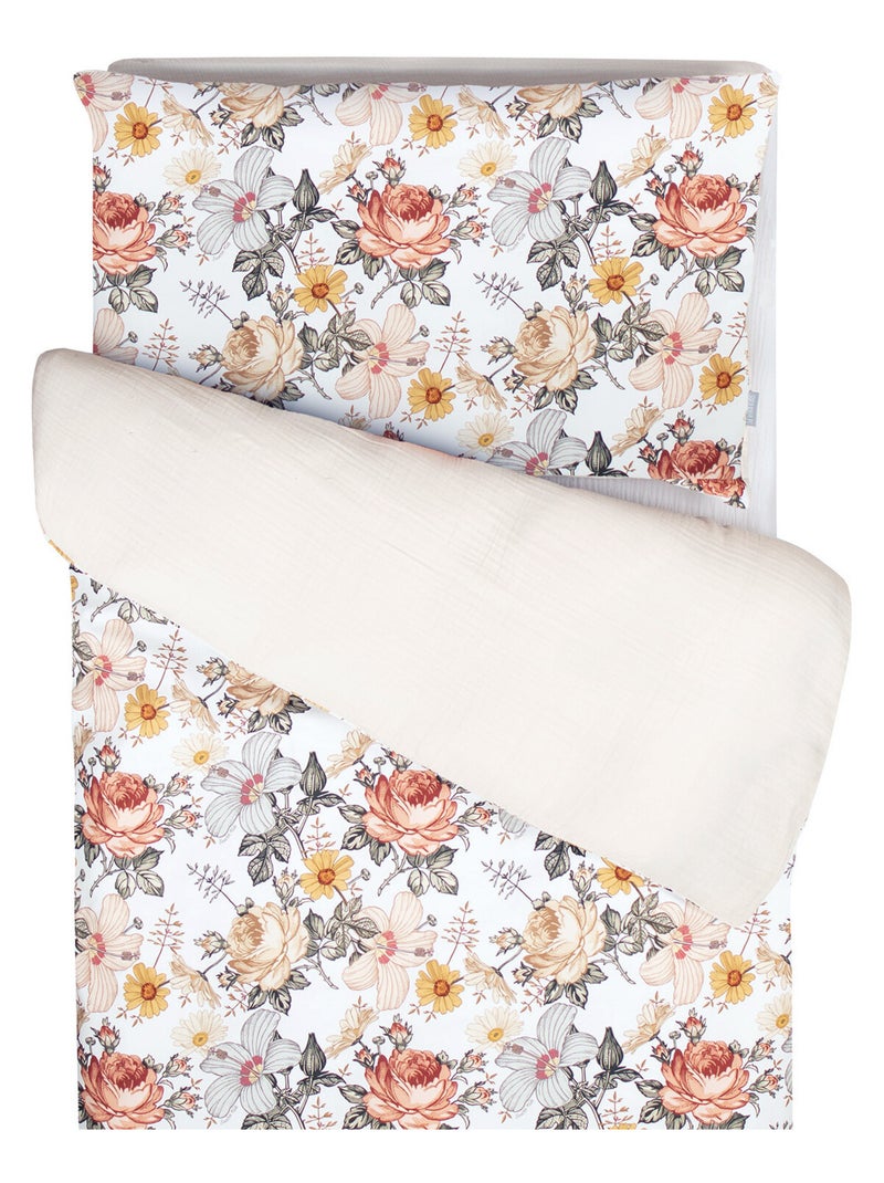 Parure de lit bébé en coton, Néo Vintage SEVIRA KIDS Beige - Kiabi