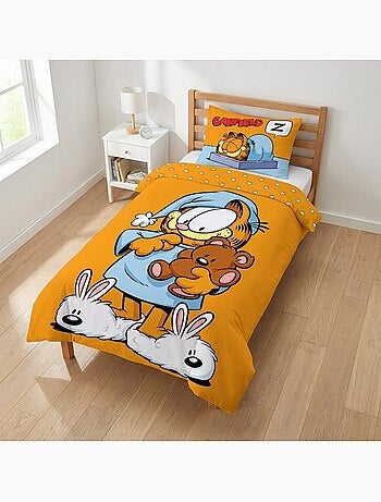 Parure de lit bébé Garfield réversible – 100% coton