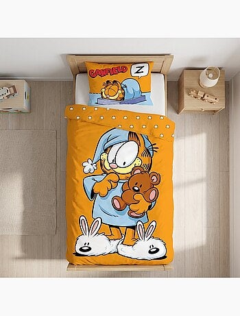 Parure de lit bébé Garfield réversible – 100% coton