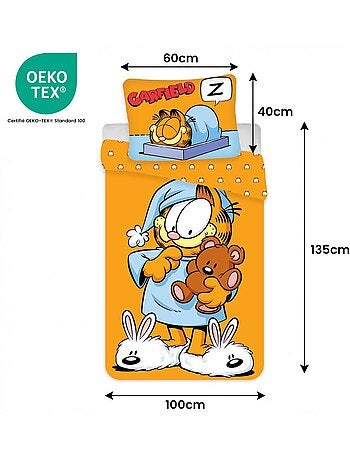 Parure de lit bébé Garfield réversible – 100% coton
