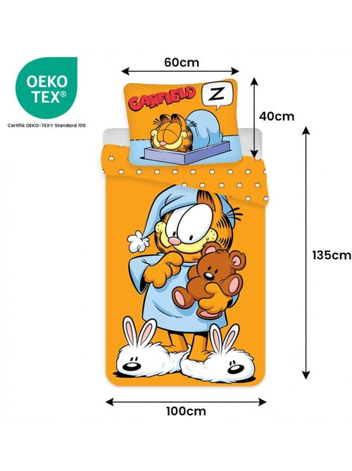 Parure de lit bébé Garfield réversible – 100% coton - Kiabi