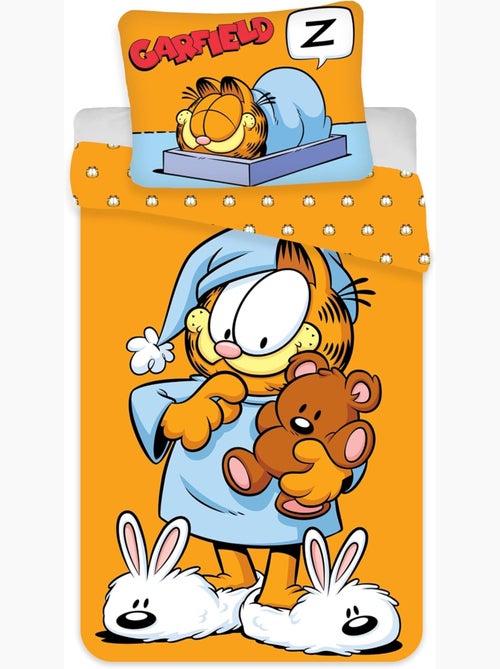 Parure de lit bébé Garfield réversible – 100% coton - Kiabi