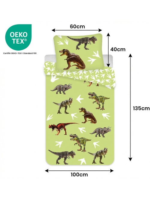 Parure de lit bébé Jurassic Park réversible – 100% coton - Kiabi