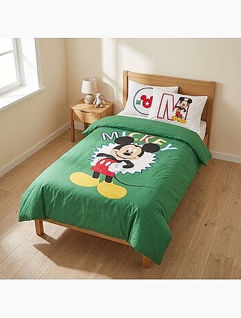 Parure de lit bébé Mickey réversible – 100% coton