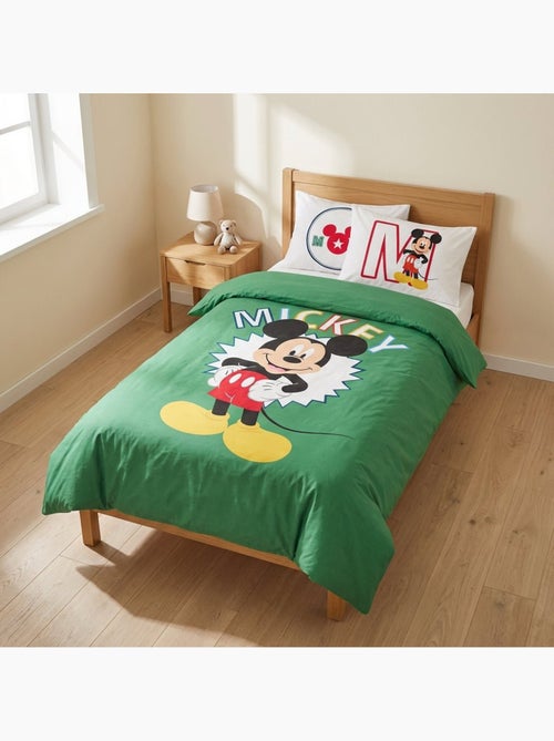 Parure de lit bébé Mickey réversible – 100% coton - Kiabi