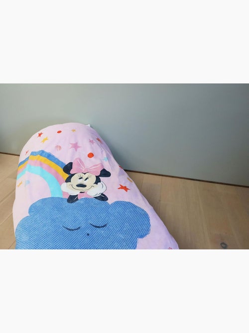 Parure de lit bébé Minnie avec arc-en-ciel et nuage réversible – 100% coton - Kiabi