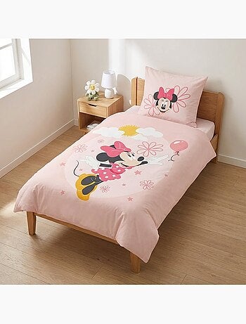 Parure de lit bébé Minnie réversible – 100% coton