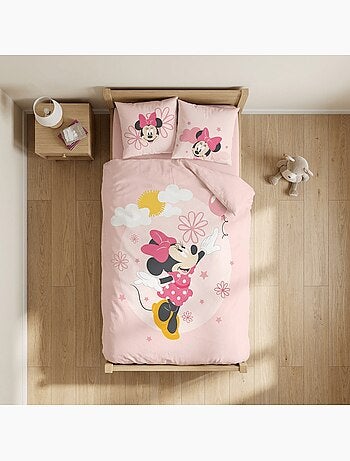 Parure de lit bébé Minnie réversible – 100% coton