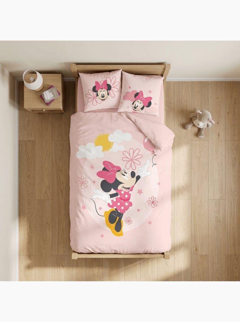 Parure de lit bébé Minnie réversible – 100% coton Rose - Kiabi