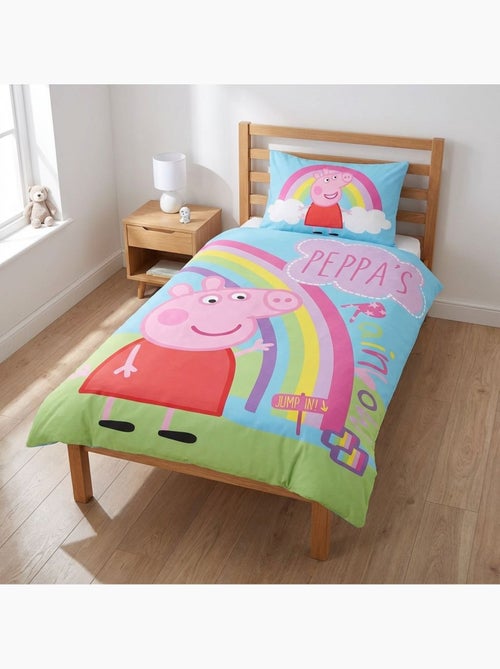 Parure de lit bébé Peppa Pig avec Peppa – 100% coton - Kiabi