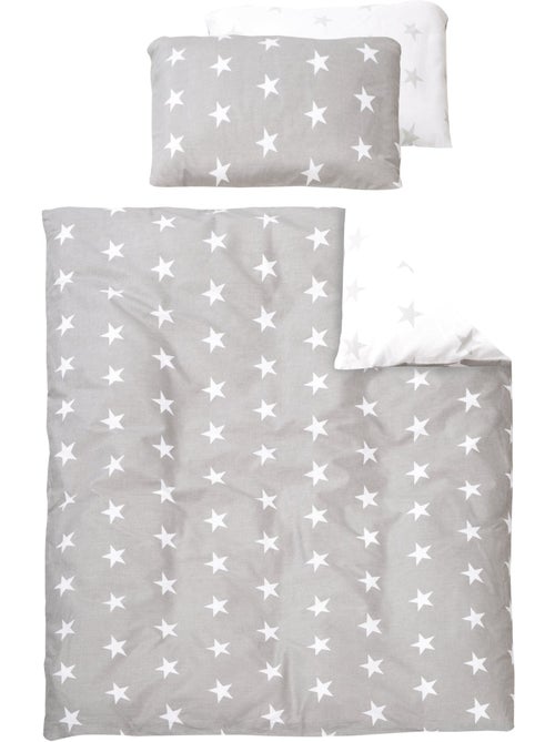 Parure de lit bébé réversible en coton 'Little Stars' ROBA - Kiabi Parure de lit bébé réversible en coton 'Little Stars' ROBA - Kiabi