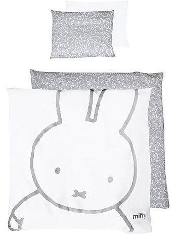 Parure de lit bébé réversible en coton miffy® ROBA