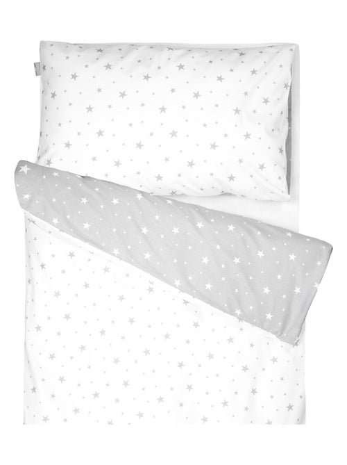 Parure de lit bébé réversible en coton, STELLA SEVIRA KIDS - Kiabi