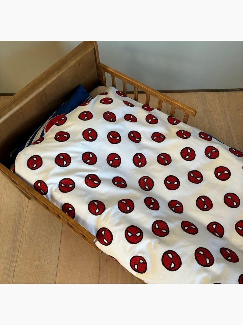 Parure de lit bébé Spider-Man phosphorescente réversible – 100% coton Bleu - Kiabi