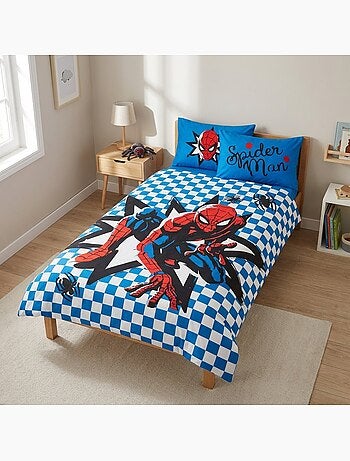 Parure de lit bébé Spider-Man réversible – 100% coton