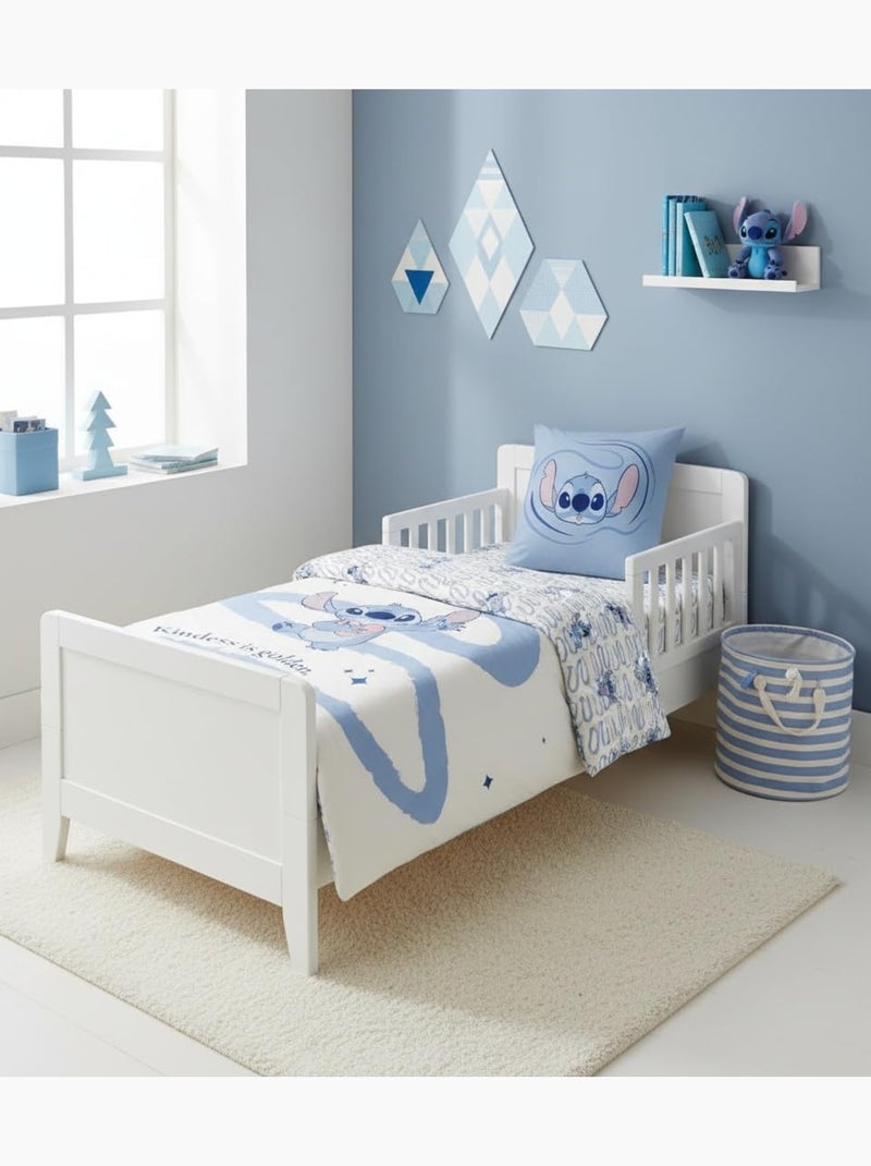 Parure de lit bébé Stitch réversible – 100% coton Bleu - Kiabi