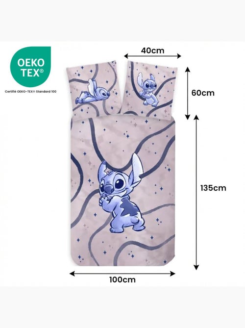 Parure de lit bébé Stitch réversible – 100% coton - Kiabi